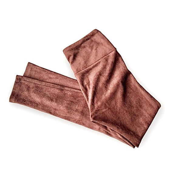 J. McLaughlin NWT | Lori Faux Suede | Mocha Straight Leg Pants | Women’s Size XS - Picture 4 of 8